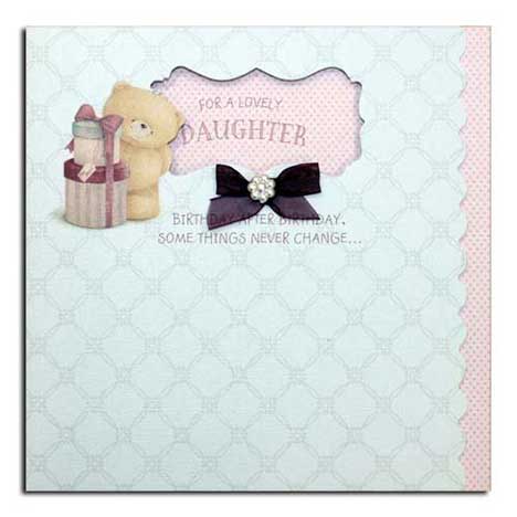 Lovely Daughter Birthday Vintage Forever Friends Card